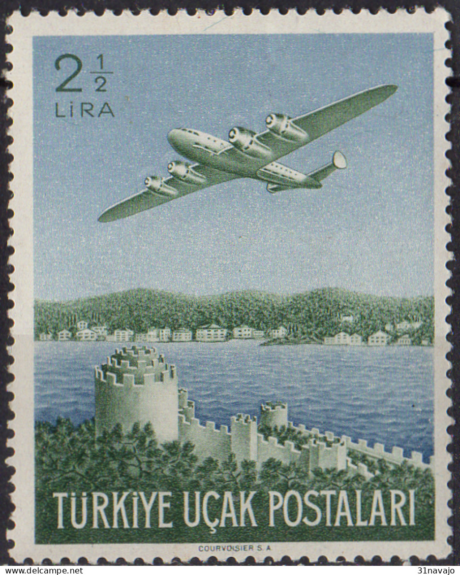 TURQUIE - Constellation Survolant Le Bosphore - Airmail