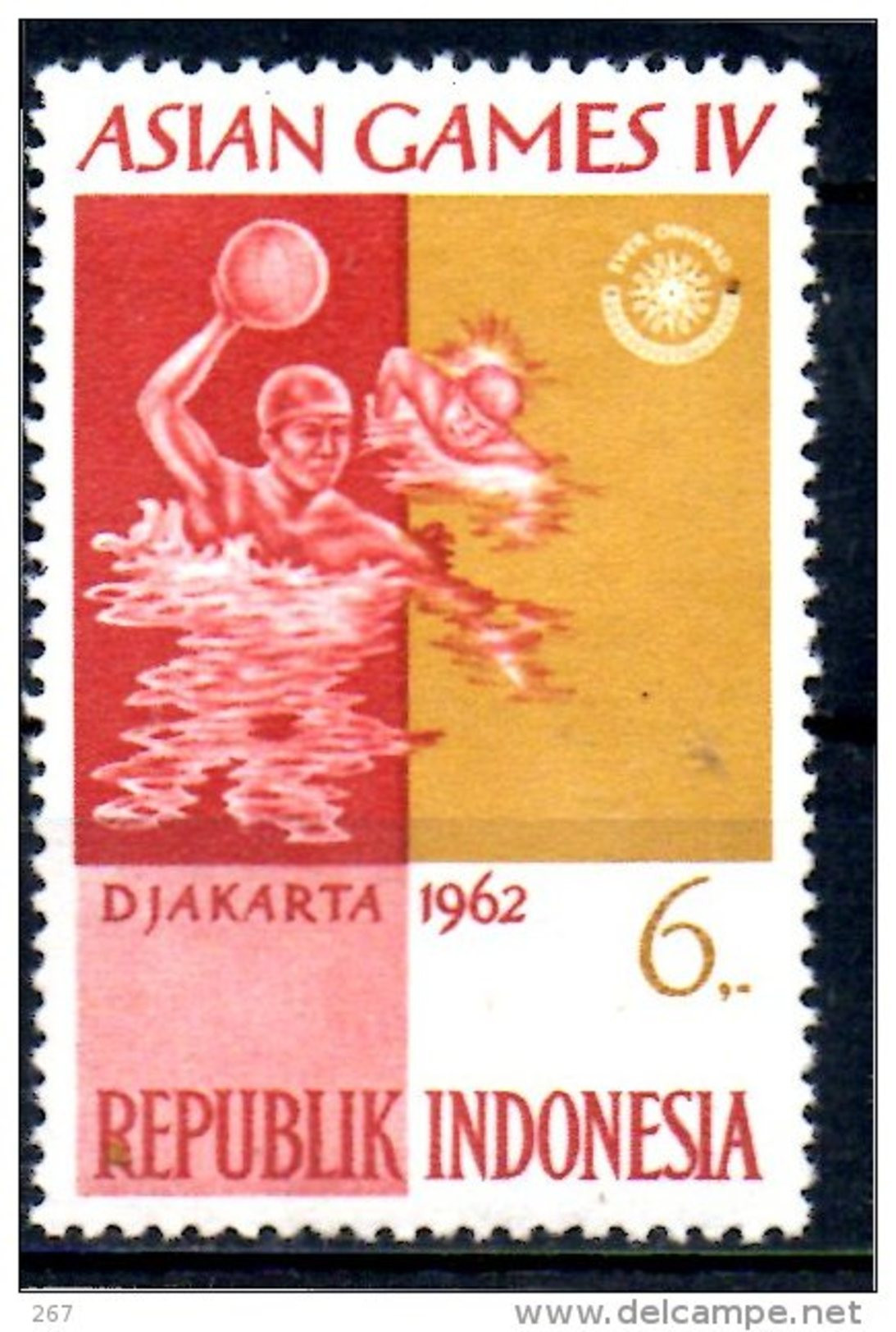 INDONESIE    N° 302     * *   Water Polo - Wasserball