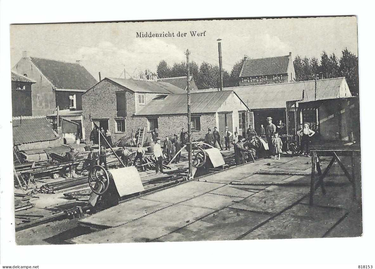 Boom   MACHINALE SCHEEPMAKERIJ   VAN DER AUWERA  Middenzicht Der Werf - Boom