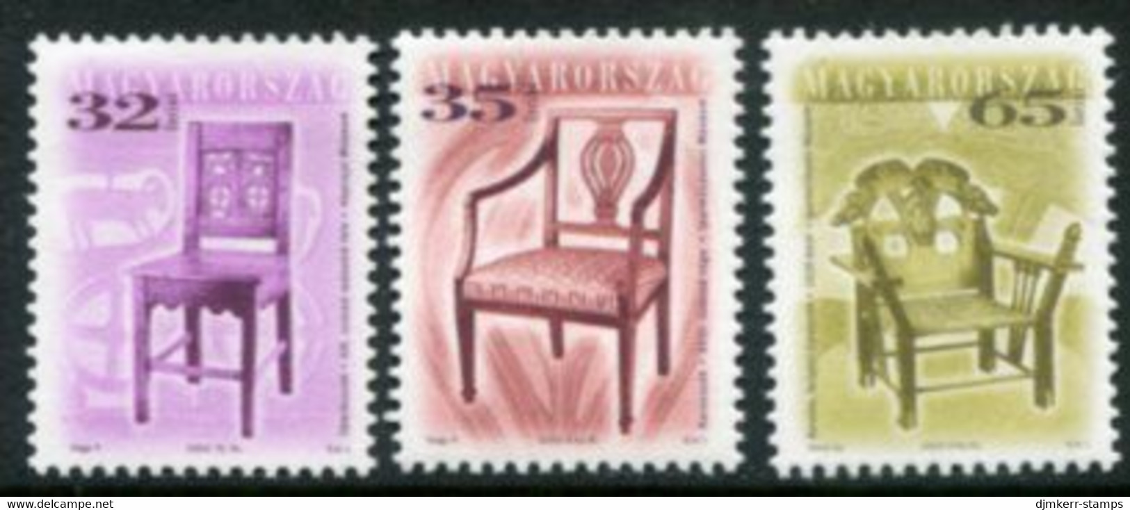 HUNGARY 2003 Definitive: Chairs MNH / **.   Michel 4757-59 - Nuovi