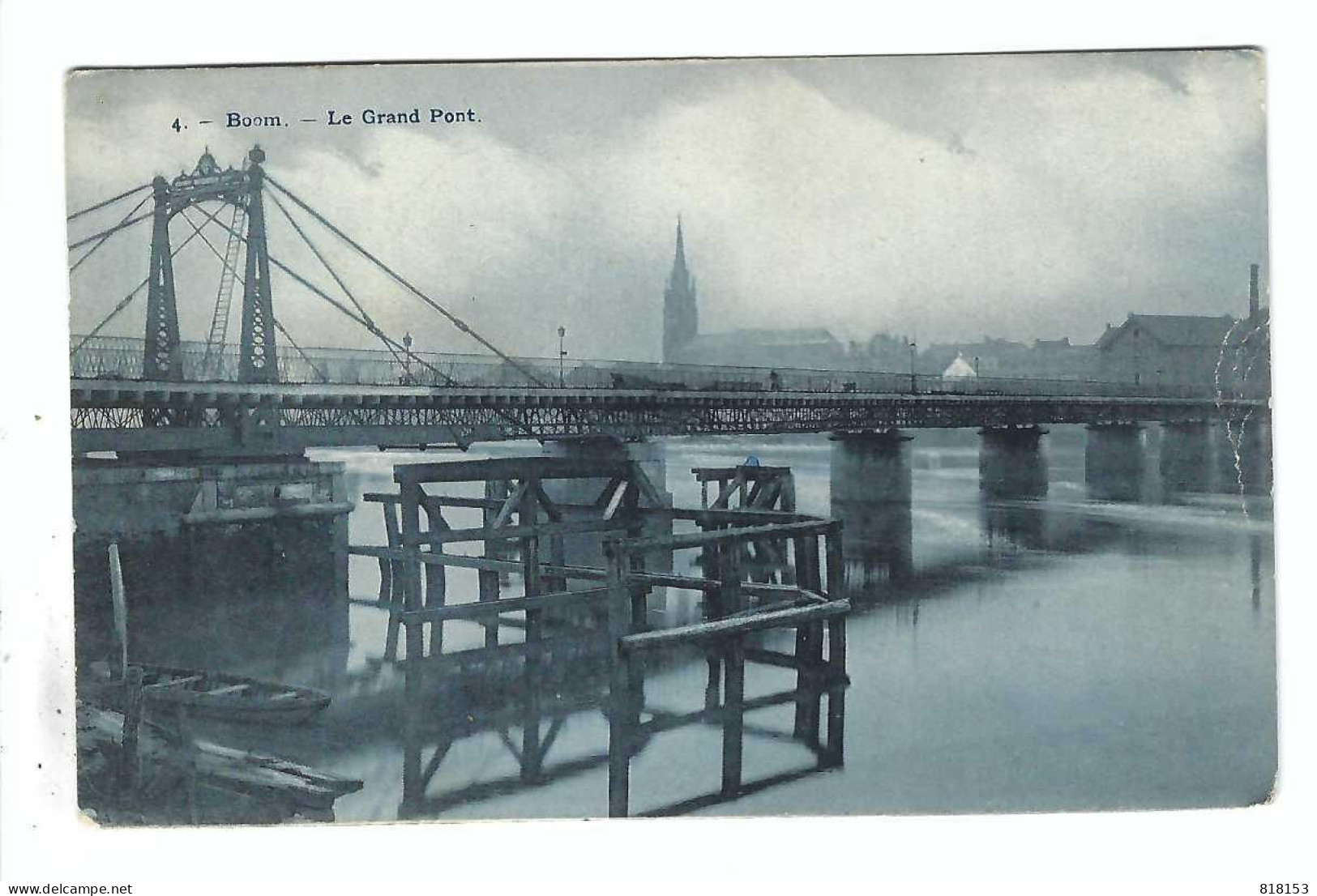 4 - Boom  - Le Grand Pont 1911 - Boom