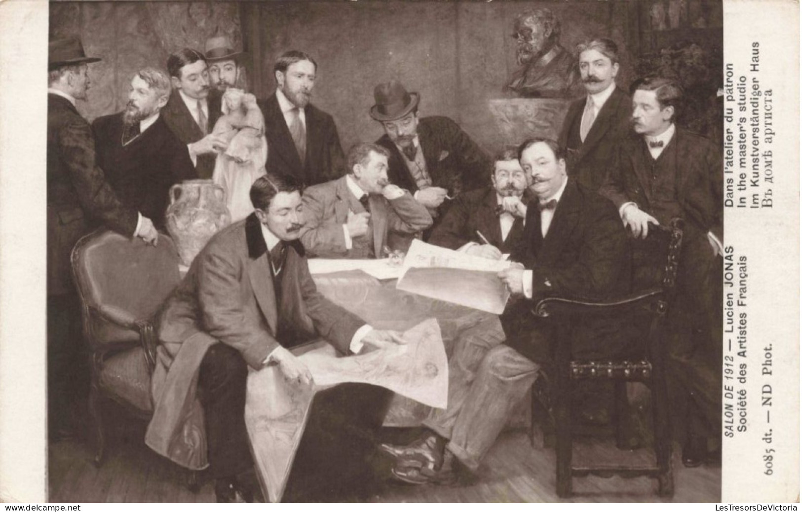 ARTS - Salon De 1912 - Lucien Jonas - Société Des Artistes Français - Carte Postale Ancienne - Otros & Sin Clasificación