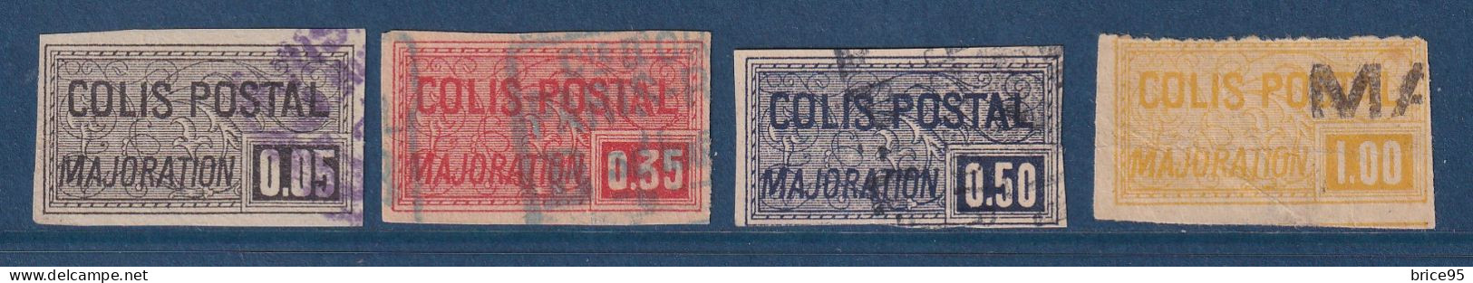 France - Colis Postaux - YT N° 23 à 27 - Manque 24 - Oblitéré - 1918 à 1920 - Gebraucht