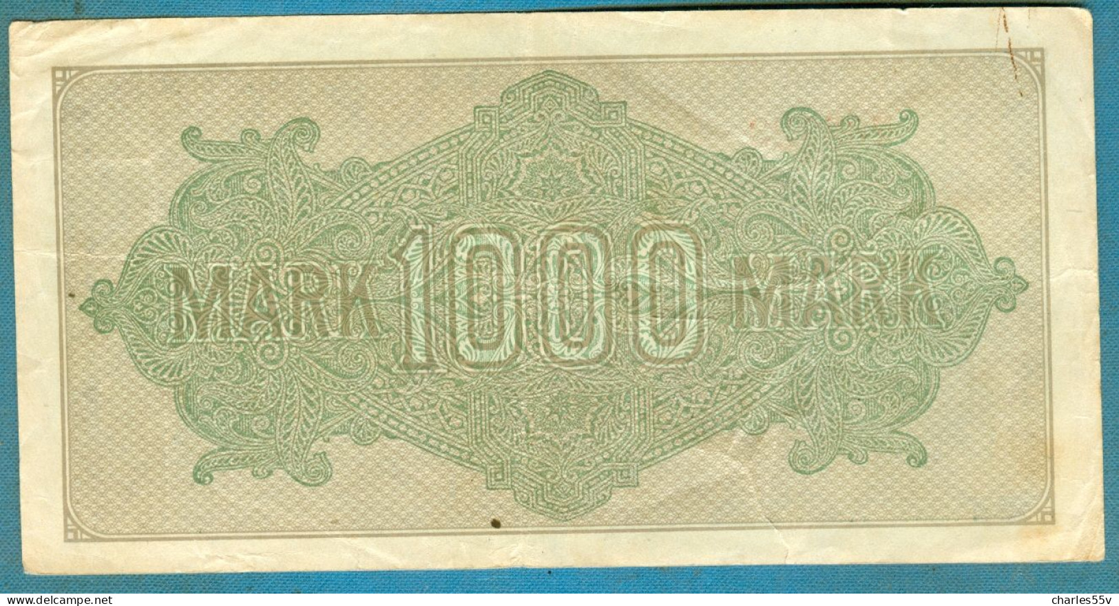 1000 Mark 15.9.1922 Serie Tc / GP  Wmk. Wellen - 1000 Mark