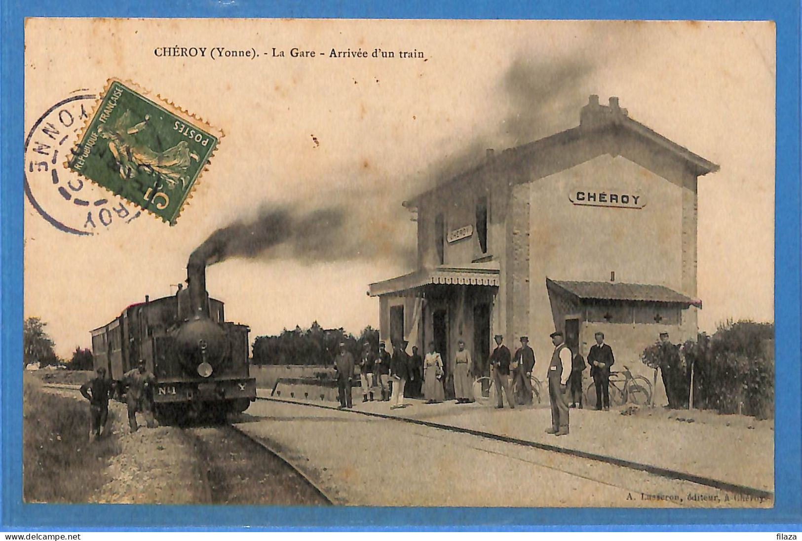 89 - Yonne - Cheroy - La Gare - Arrivee D'un Train (N14464) - Cheroy