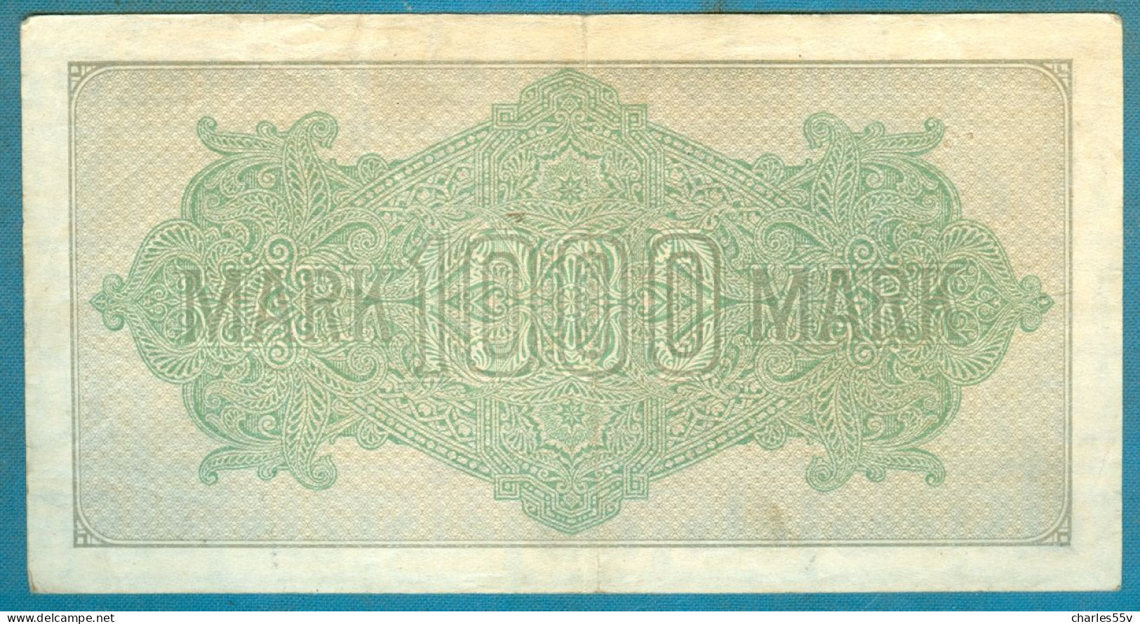 1000 Mark 15.9.1922 Serie A / WM  Wmk. Mäander - 1.000 Mark