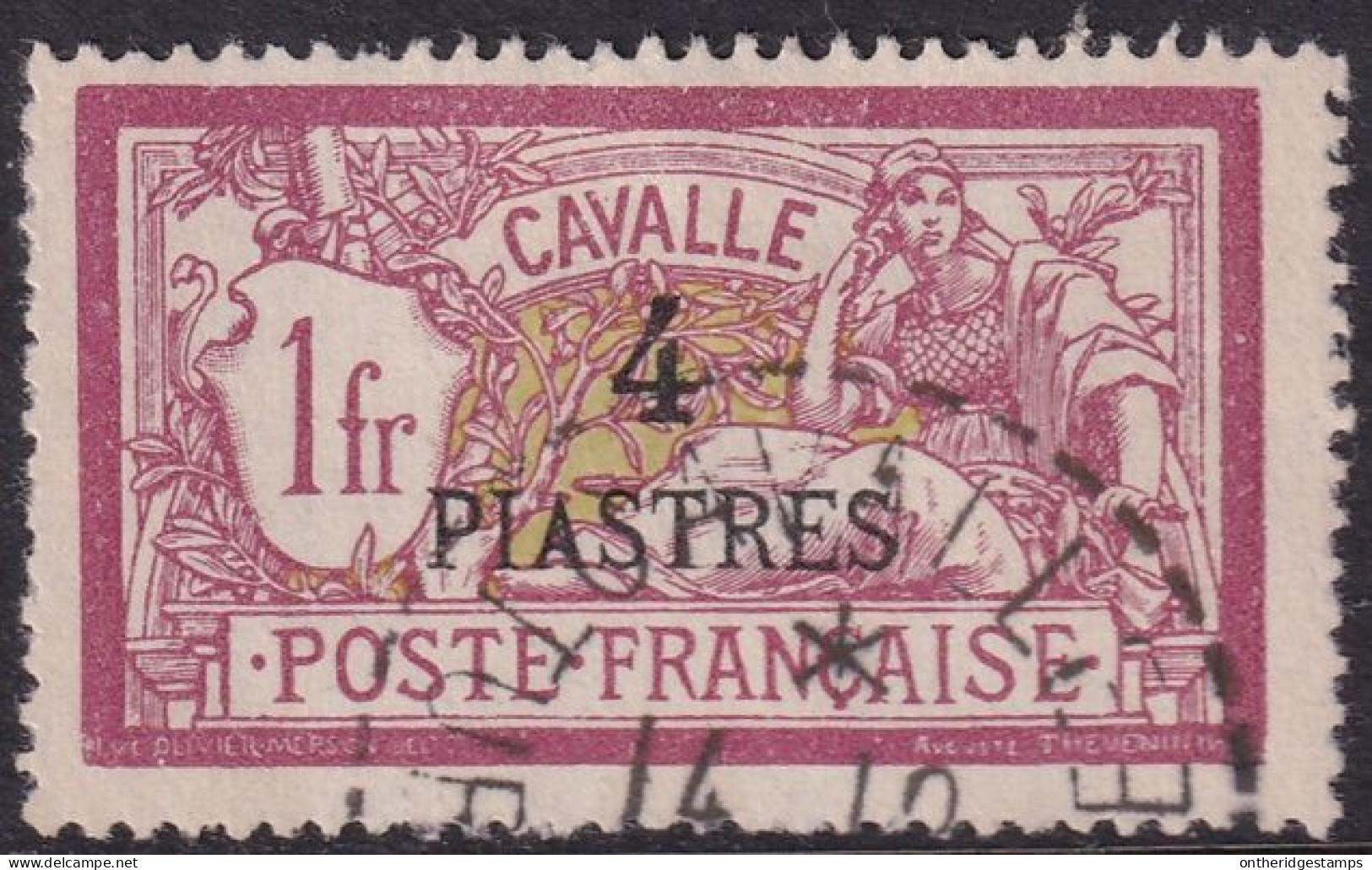 French Offices Cavalle 1902 Sc 14 Yt 15 Used - Used Stamps