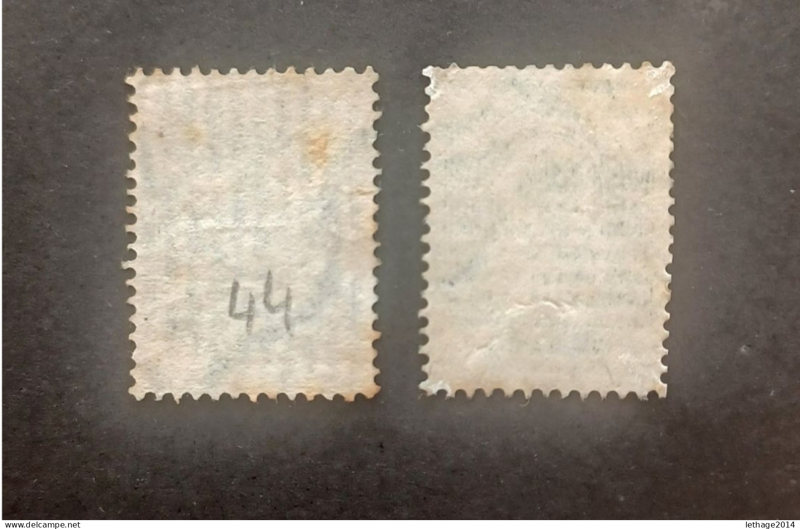 RUSSLAND RUSSIE 1904 CORNO DI POSTA EAGLE CAT YVERT 44A-44B PAPER VERT. ORIZ. - Used Stamps