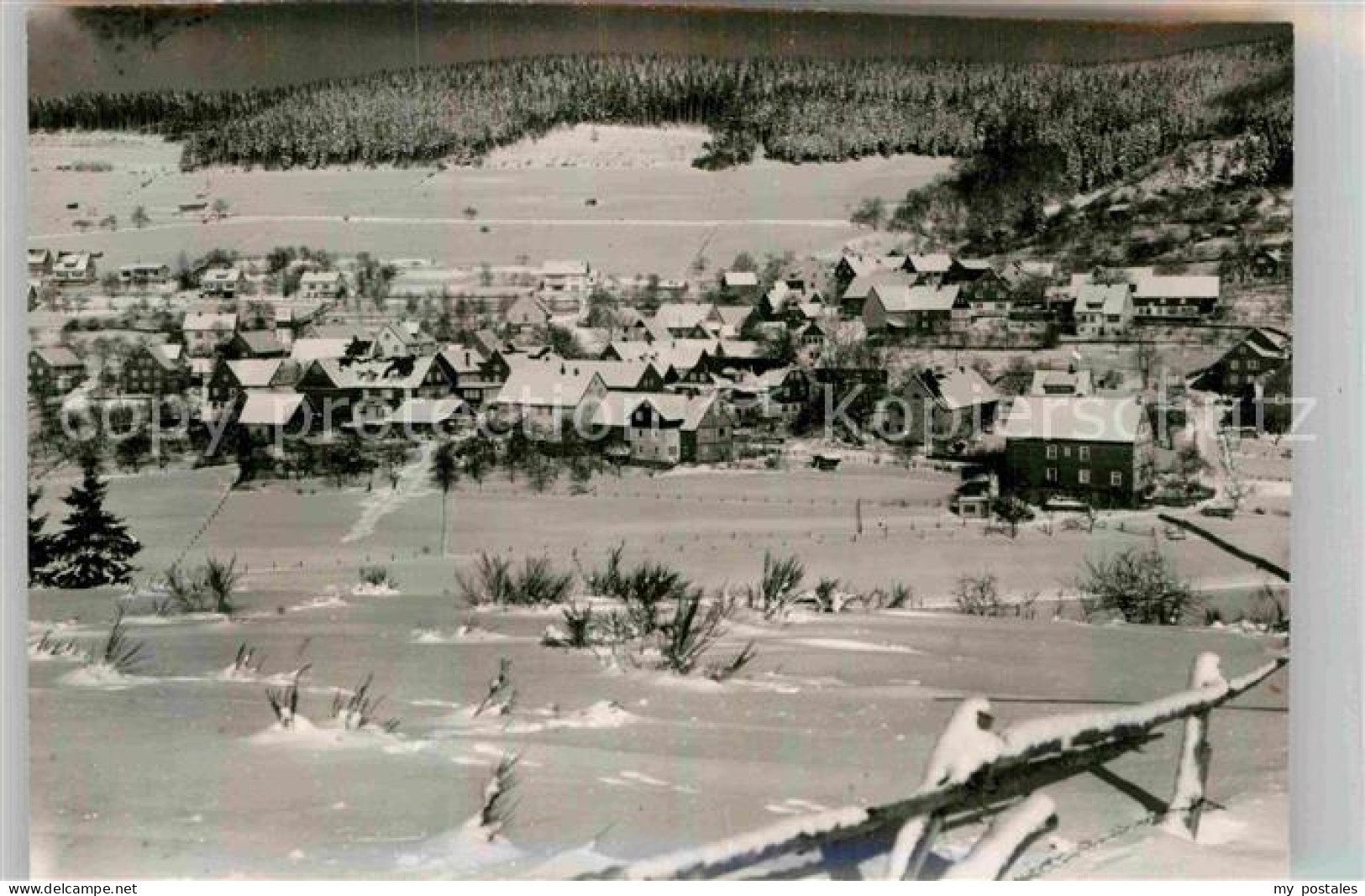 42904978 Hesselbach Wittgenstein Panorama Winterlandschaft Hesselbach Wittgenste - Bad Laasphe