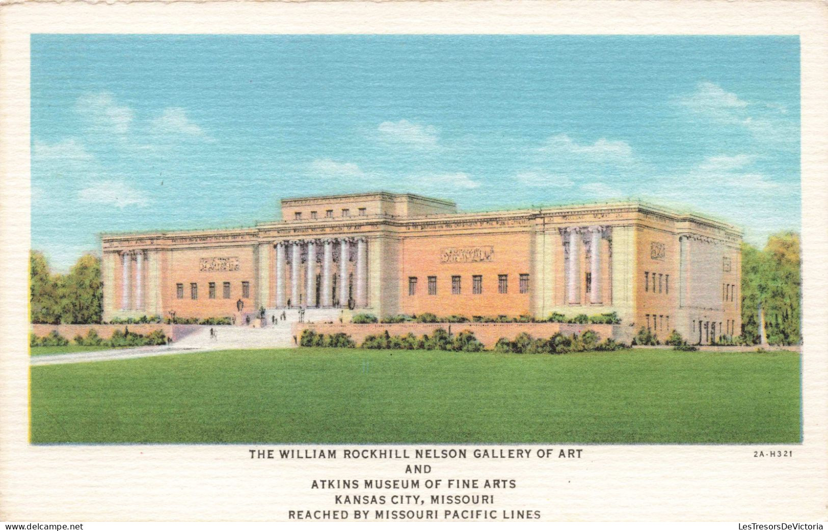 ETATS-UNIS - Missouri - Kansas City - The William Rockhill Nelson Gallery Of Art And Atkins.. - Carte Postale Ancienne - Kansas City – Missouri