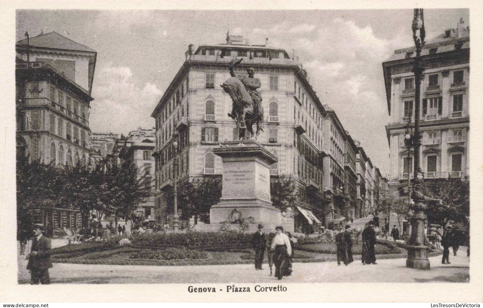 ITALIE - Genova - Piazza Corvetto - Carte Postale Ancienne - Genova (Genua)