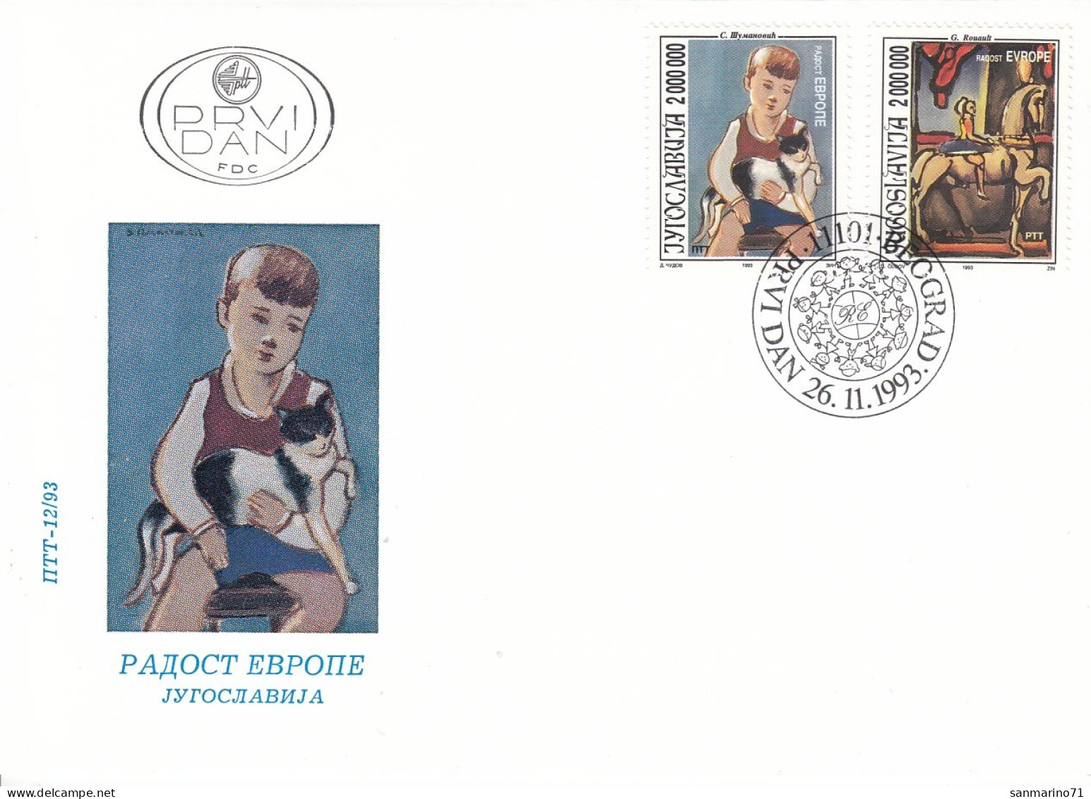 FDC YUGOSLAVIA 2634-2635 - FDC