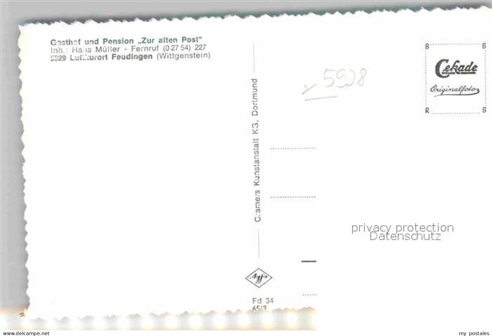 42903293 Feudingen Gasthof Pension Zur Alten Post Feudingen - Bad Laasphe