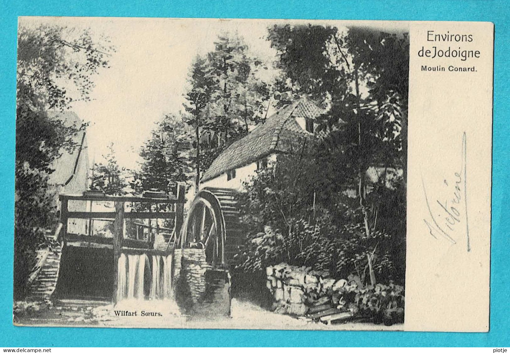 * Jodoigne - Geldenaken (Brabant Wallon) * (Wilfart Soeurs) Environs De Jodoigne, Moulin à Eau Conard, Watermolen, TOP - Geldenaken