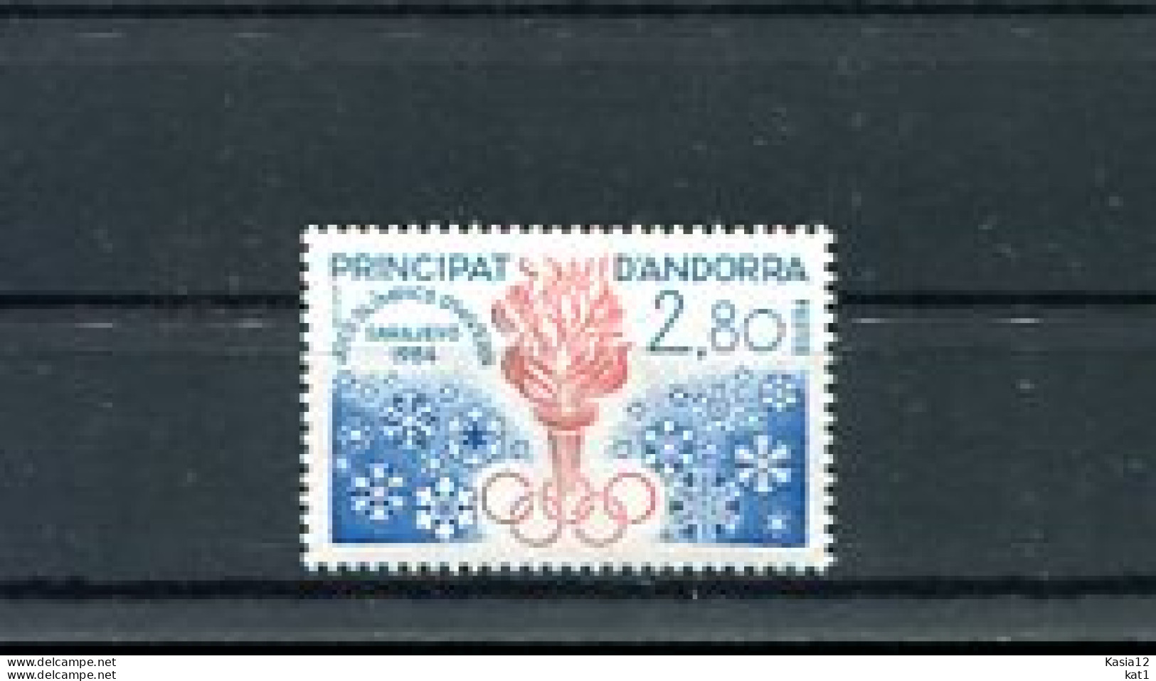 A52806)Olympia 84: Franz. Andorra 348** - Invierno 1984: Sarajevo