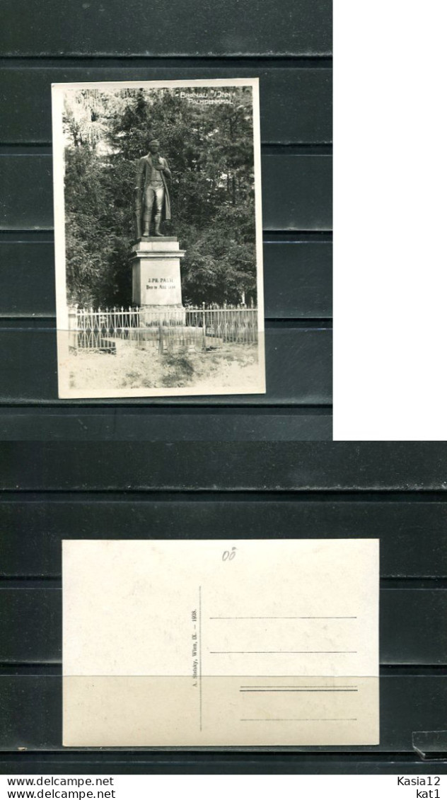 K18683)Ansichtskarte: Braunau, Palmdenkmal - Braunau