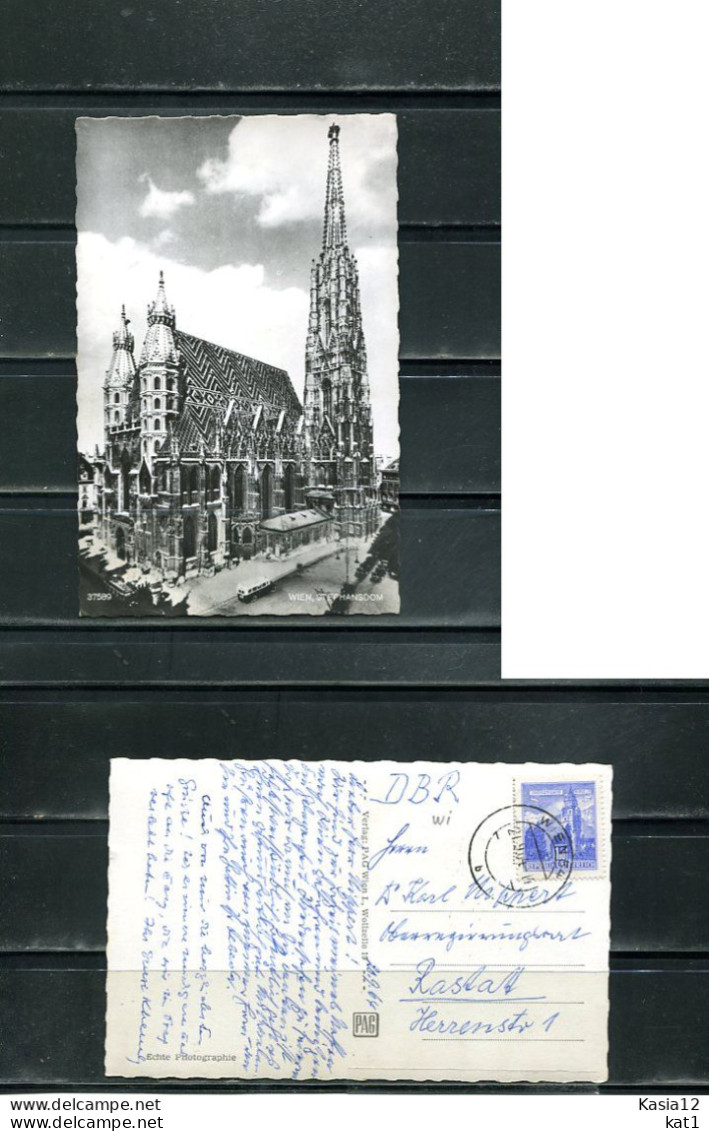 K18684)Ansichtskarte: Wien, Stephansdom, Totale, Gelaufen 1964 - Kirchen