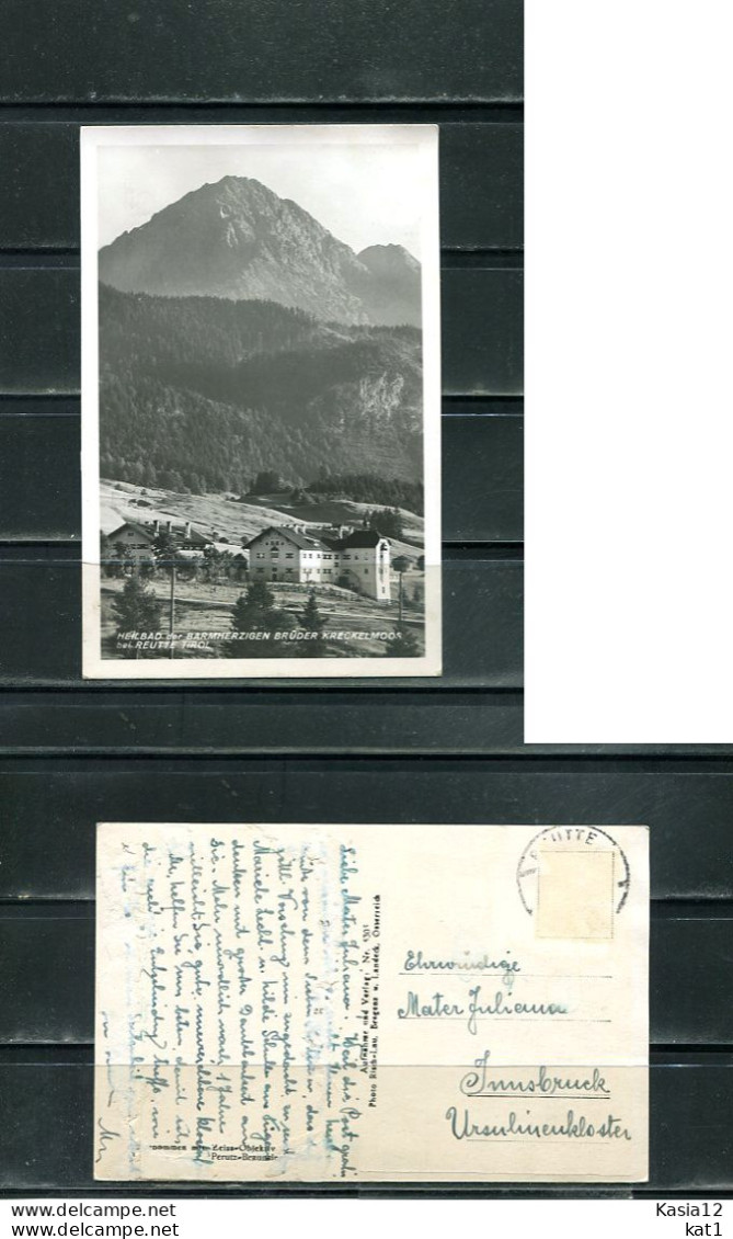 K18760)Ansichtskarte: Reutte, Heilbad Kreckelmoos, Gelaufen - Reutte