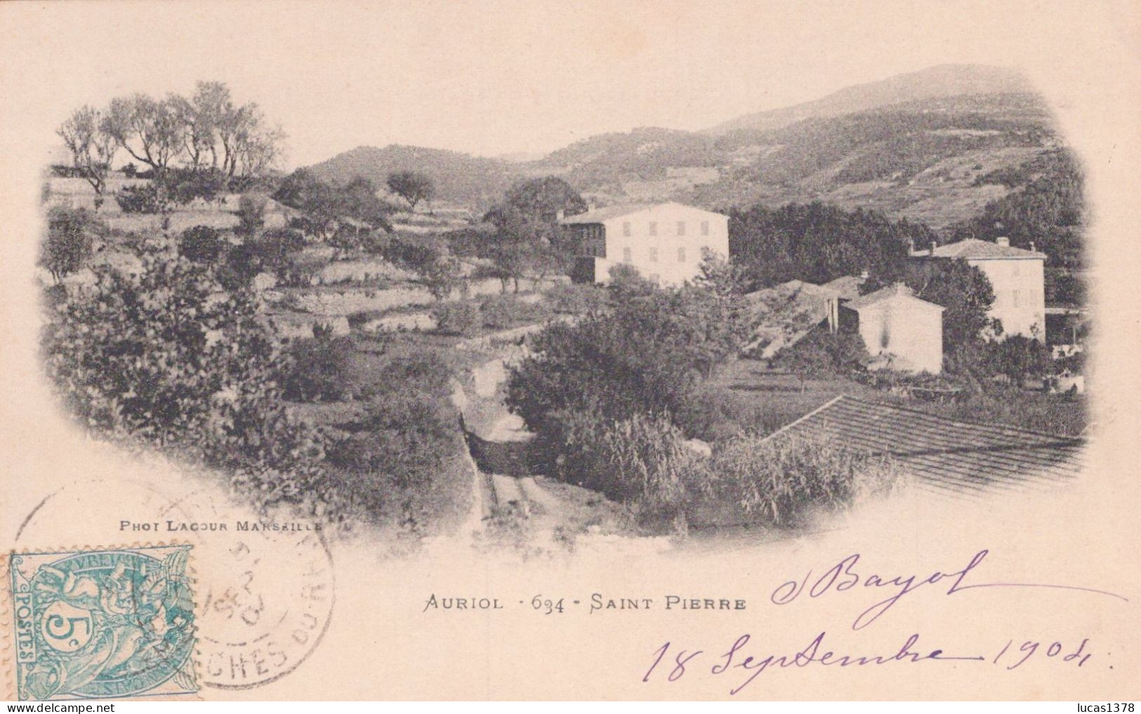 13 / AURIOL / SAINT PIERRE  / PRECURSEUR LACOUR 634 - Auriol