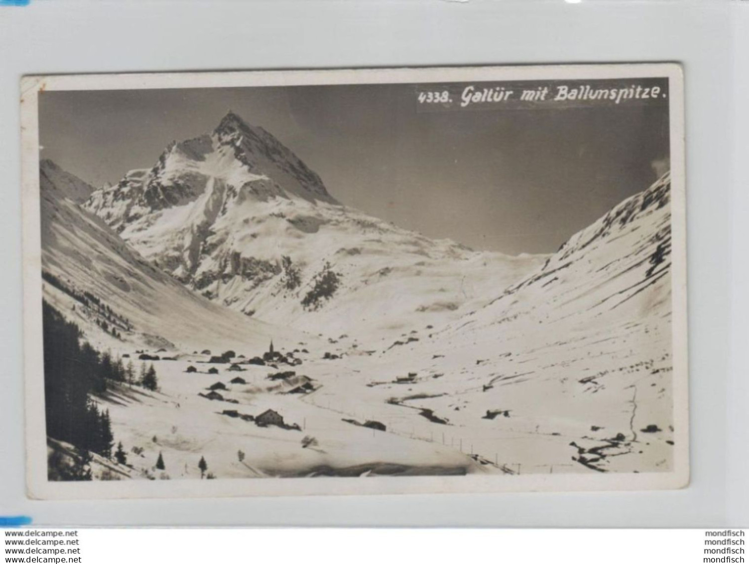 Galtür Mit Ballunspitze 1932 - Galtür