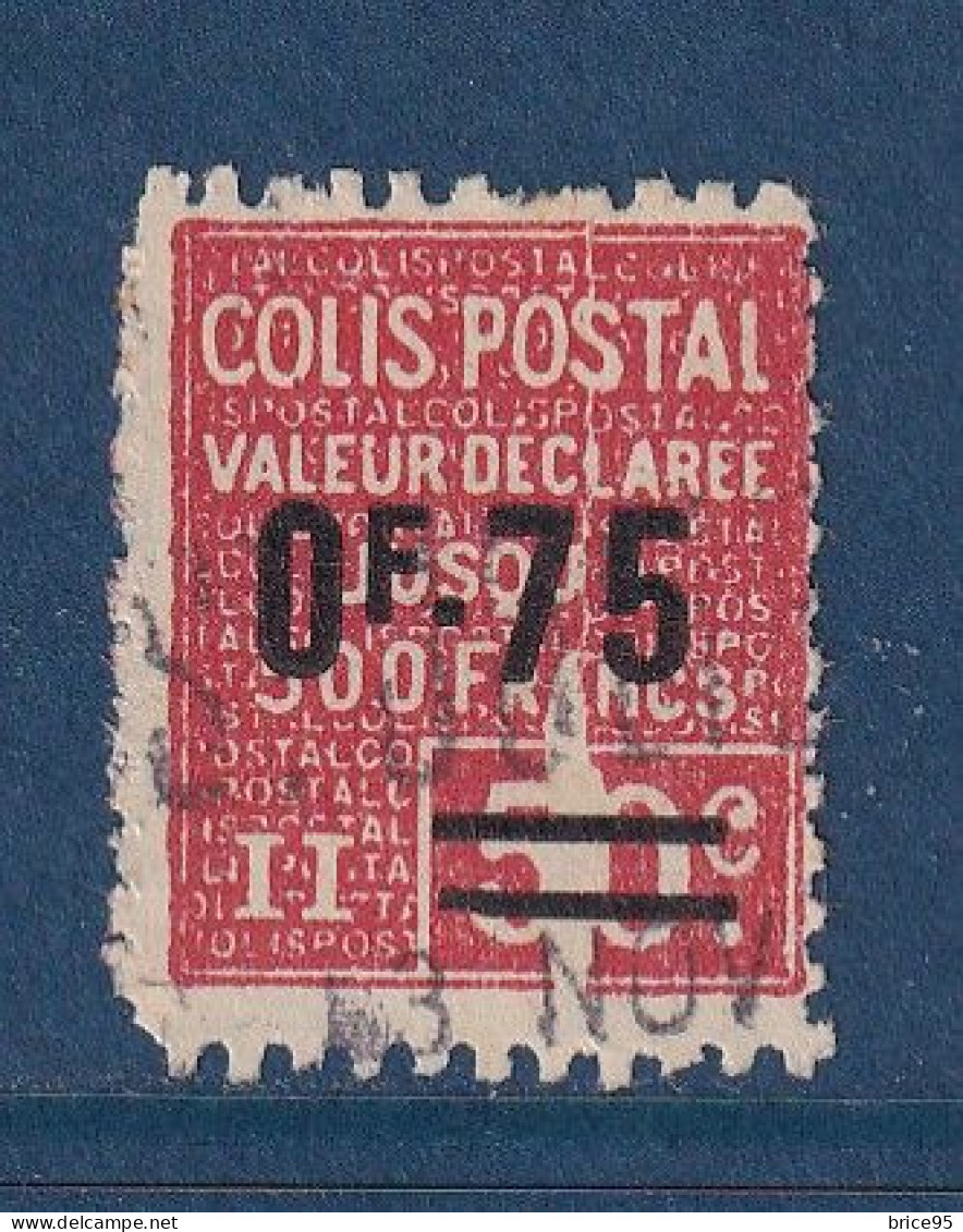 France - Colis Postaux - YT N° 91 - Oblitéré - Variété Tache Blanche - 1928 à 1929 - Used