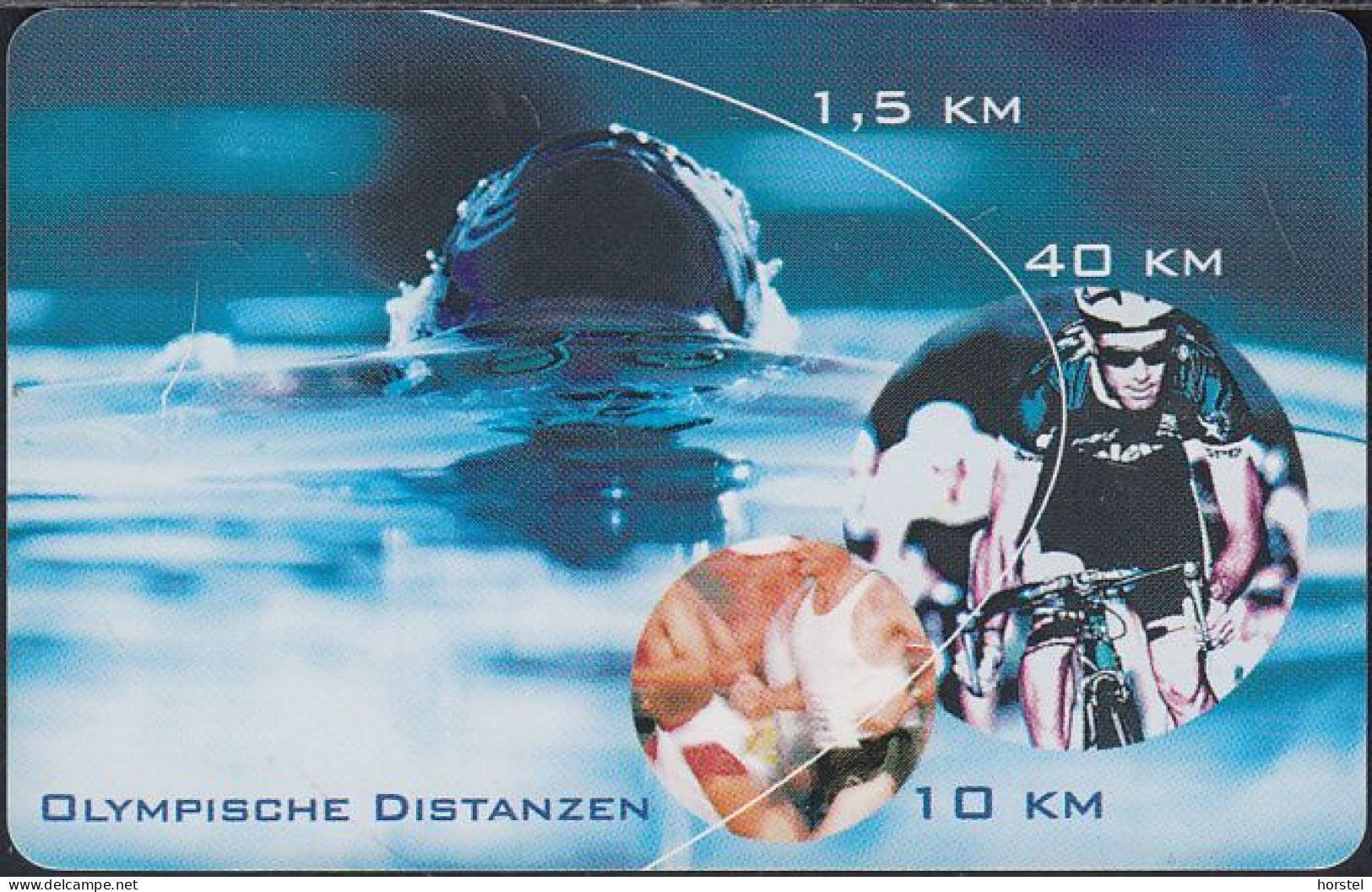 GERMANY P09/01 Olympische Distanzen - Triathlon - Schwimmen - Radfahren - Laufen - P & PD-Series: Schalterkarten Der Dt. Telekom
