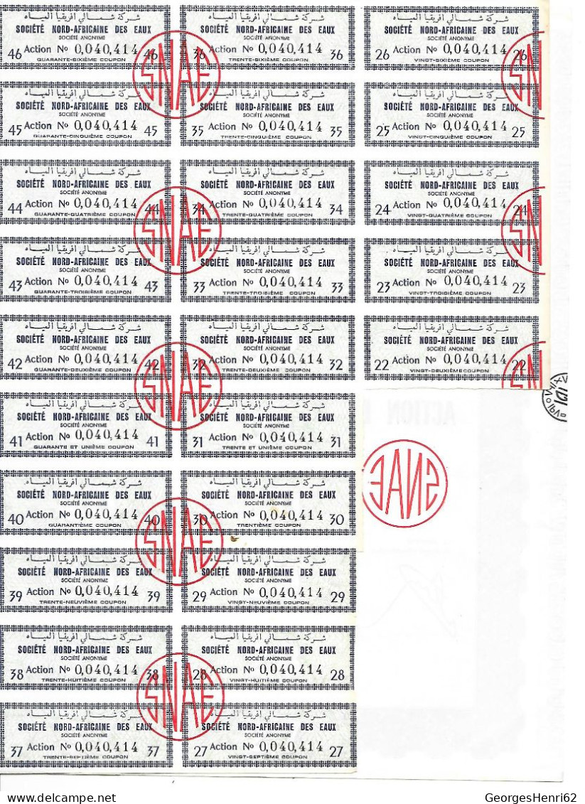 ALGERIE - Action De 175 Dinars Algériens - Algérie