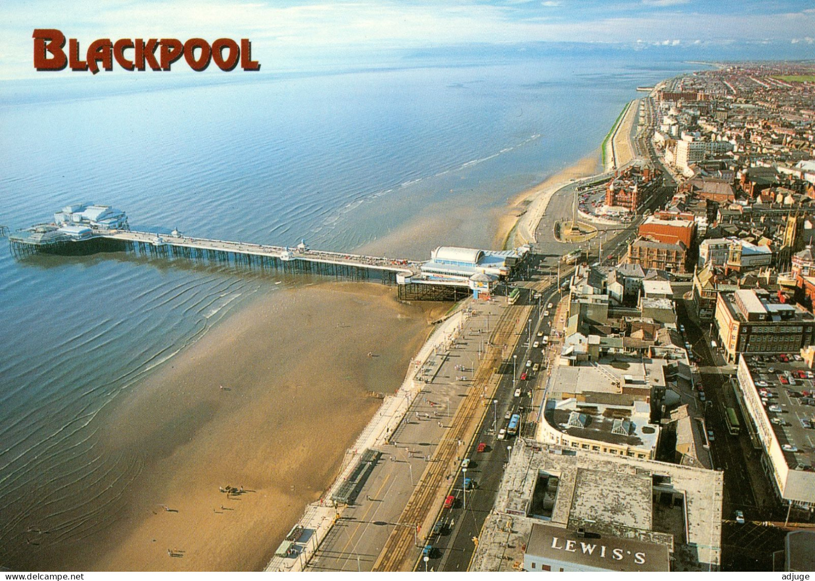 CPM- BLACKPOOL - Vue Aérienne - Photo Magnus Rew **SUP* 2 Scans - Blackpool