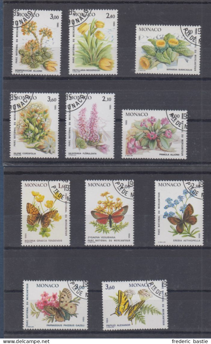 Monaco - 2 Séries Oblitérées - Used Stamps