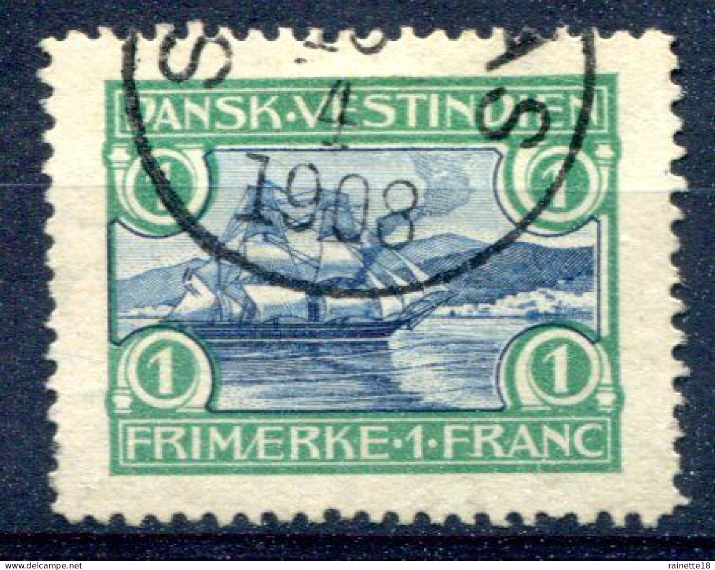 Danemark    Antilles   33 Oblitéré - Dänische Antillen (Westindien)