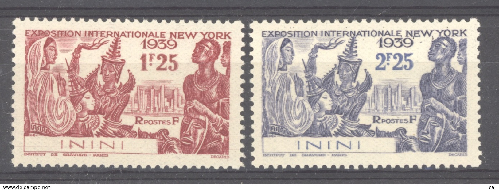 Inini  :  Yv  29-30  ** - Unused Stamps