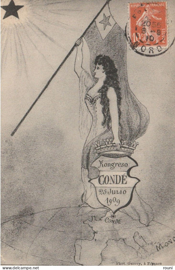 Conde Sur L'Escaut  -  Kongreso Condé 1909 - Esperanto