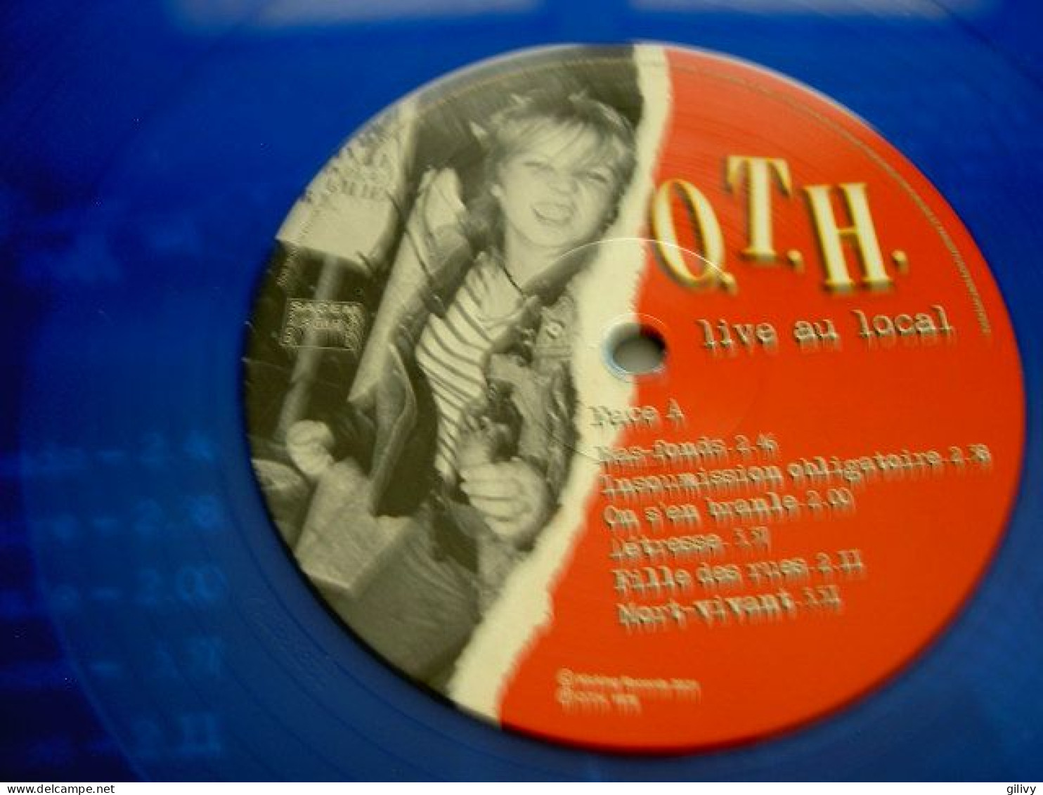 O.T.H. " Live Au Local " - Vinyle Bleu - Punk