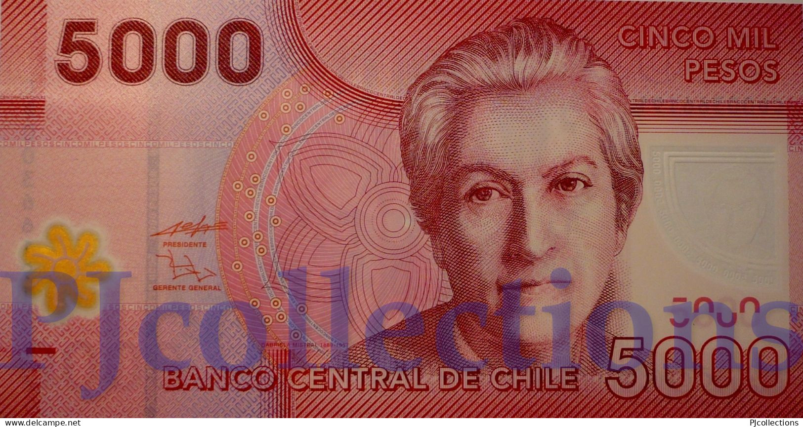 CHILE 5000 ESCUDOS 2009 PICK 163a POLYMER UNC - Chili