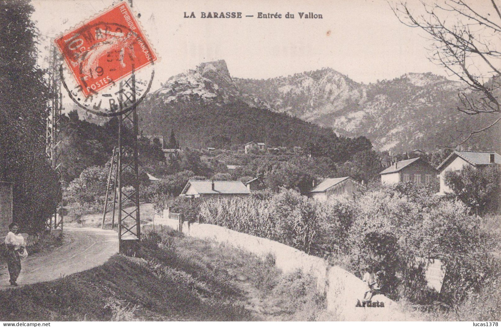 13 / MARSEILLE / LA BARASSE / ENTREE DU VALLON - Saint Marcel, La Barasse, Saint Menet