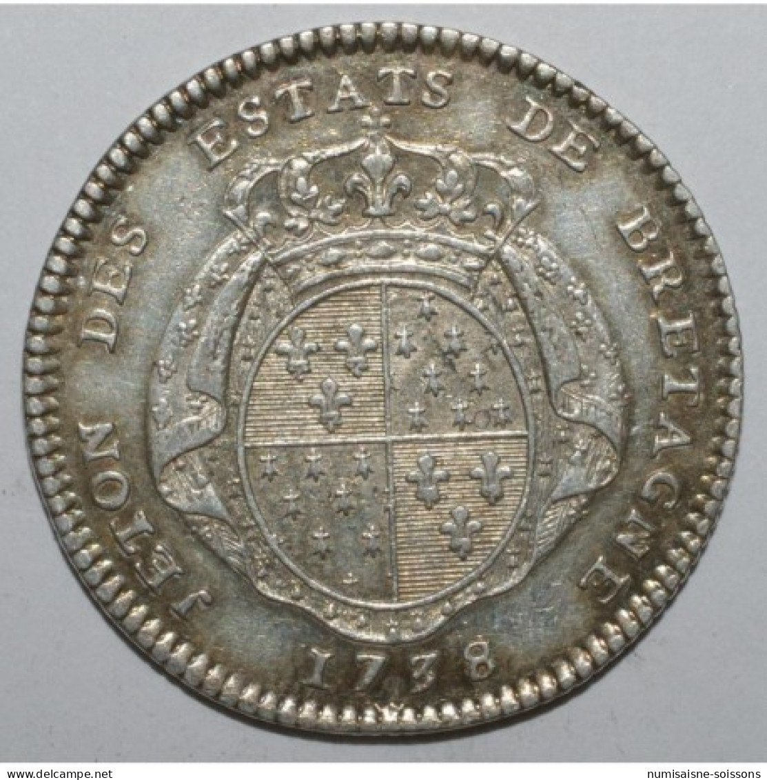 BRETAGNE - ETATS - LOUIS XV - 1738 - TTB+ - Royal / Of Nobility