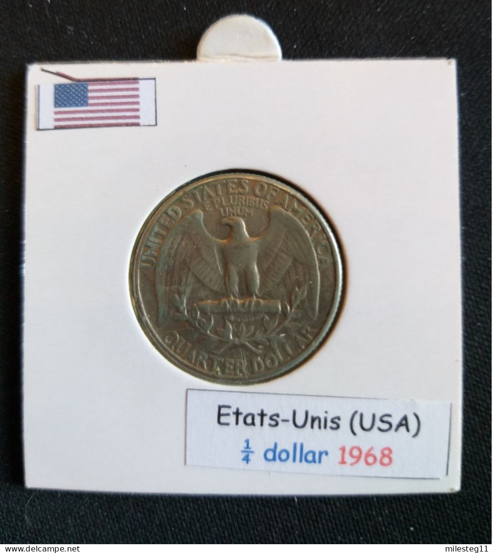 Etats-Unis Quater Dollar 1968 - 1932-1998: Washington