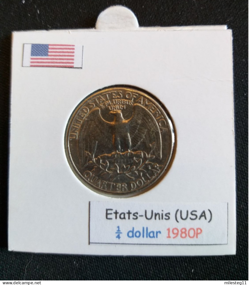 Etats-Unis Quater Dollar 1980P - 1932-1998: Washington