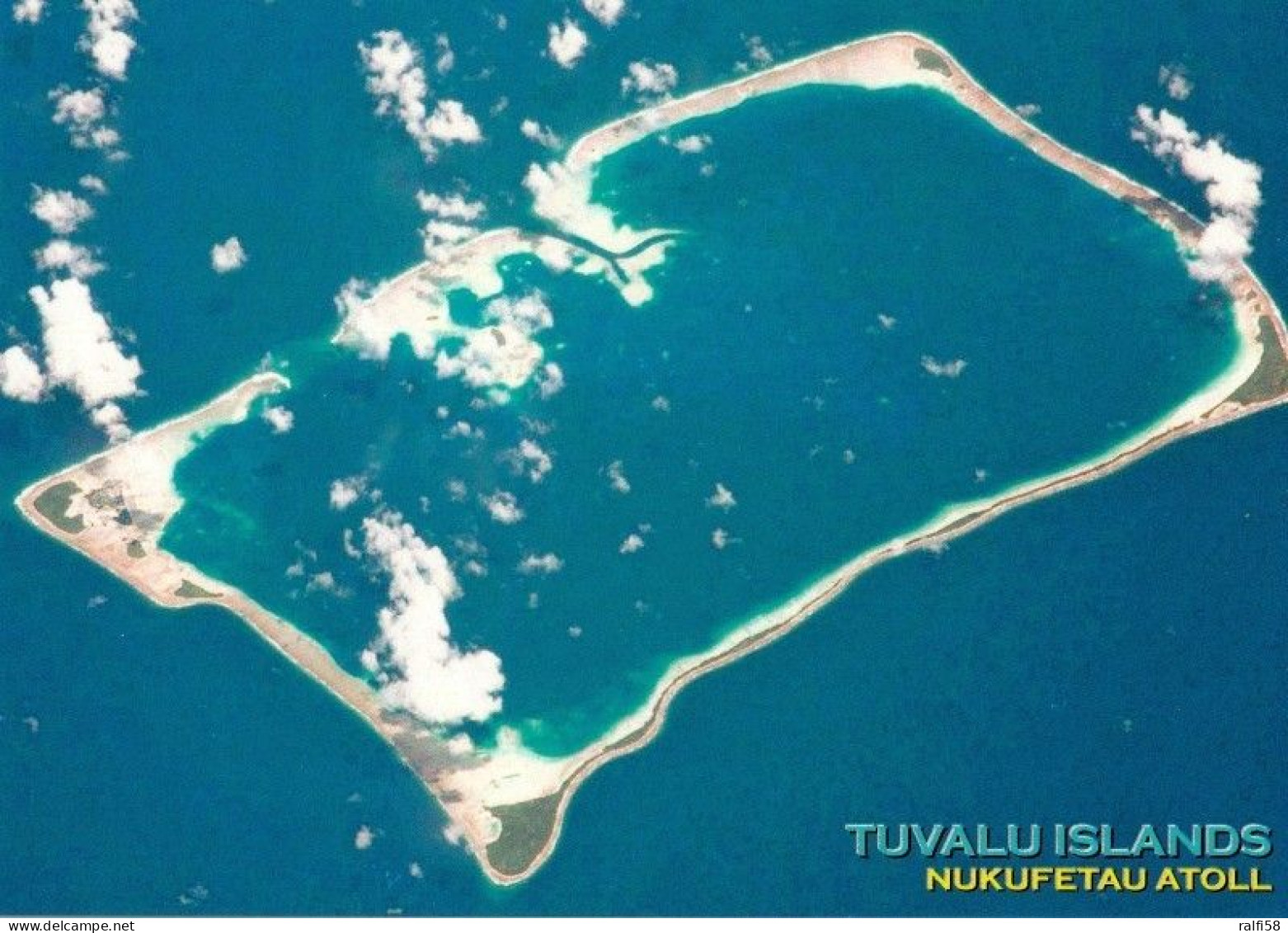 1 AK Tuvalu * Blick Auf Das Nukufetau Atoll - Luftbildaufnahme * - Tuvalu