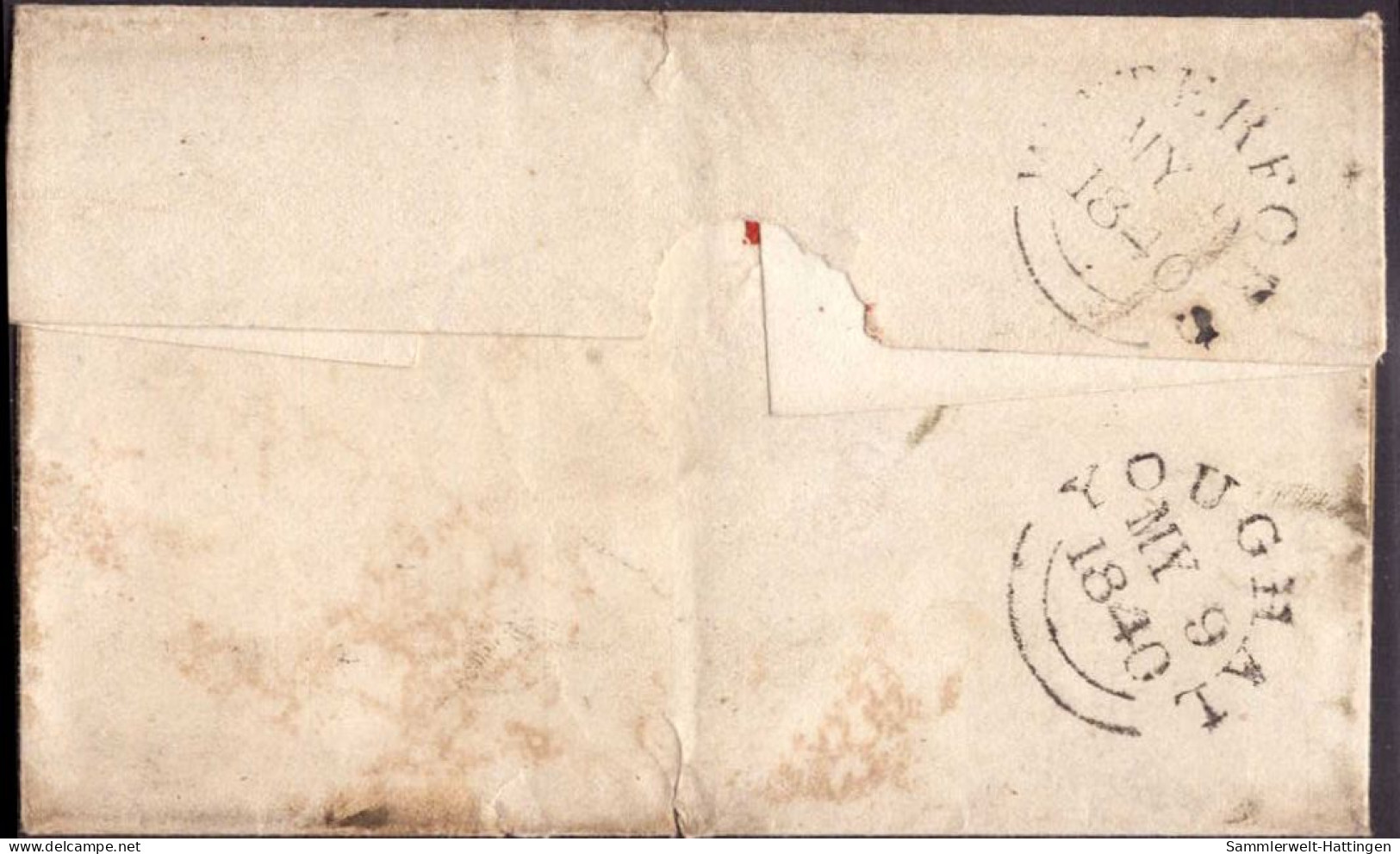 603057 | Ireland, 1840, Prepaid Mail From Leighlinbridge With Inverted 8 To Youghal  | - Préphilatélie