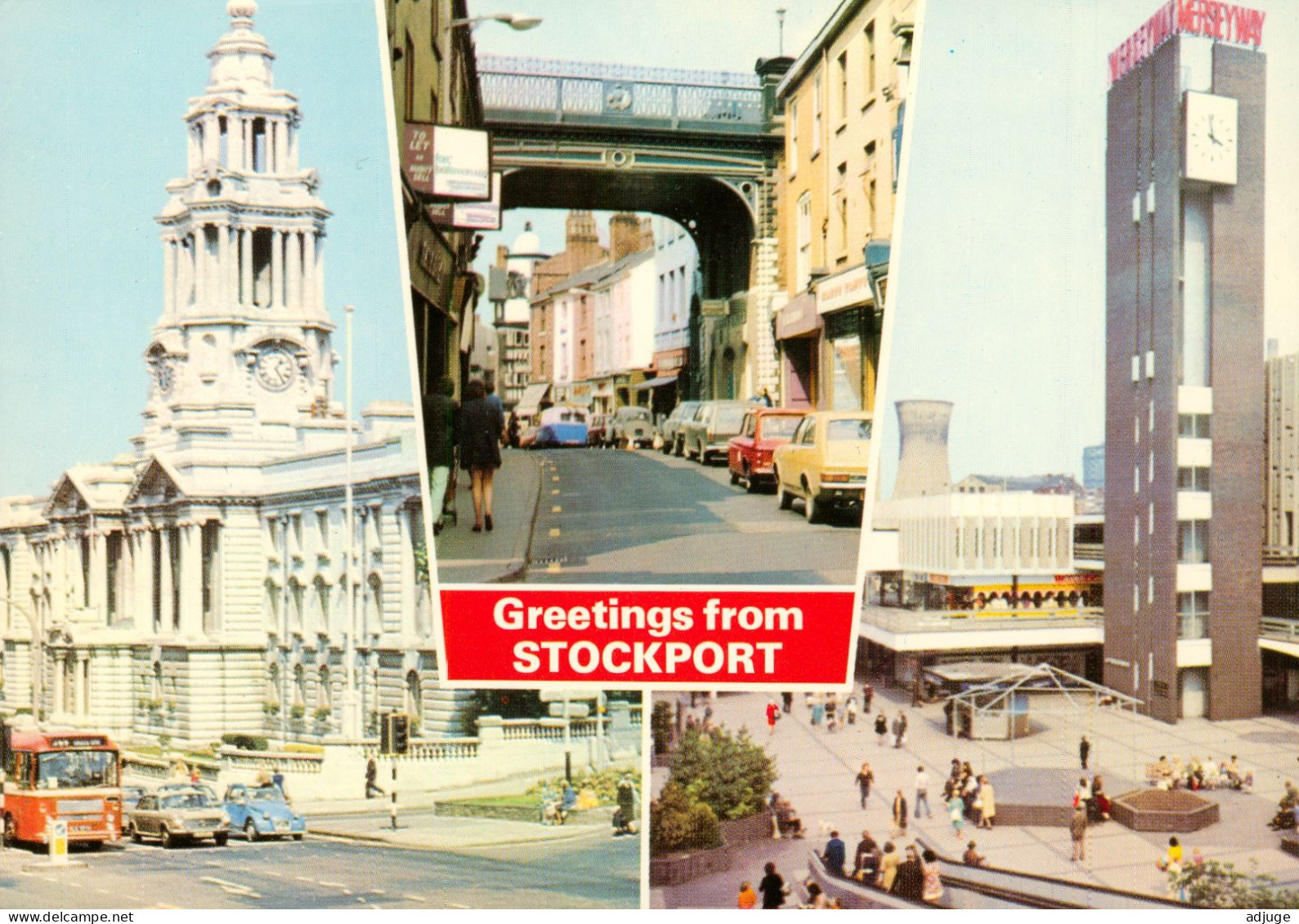 CPM- R.U _ Greetings  From STOCKPORT* SUP* 2 Scans - Andere & Zonder Classificatie