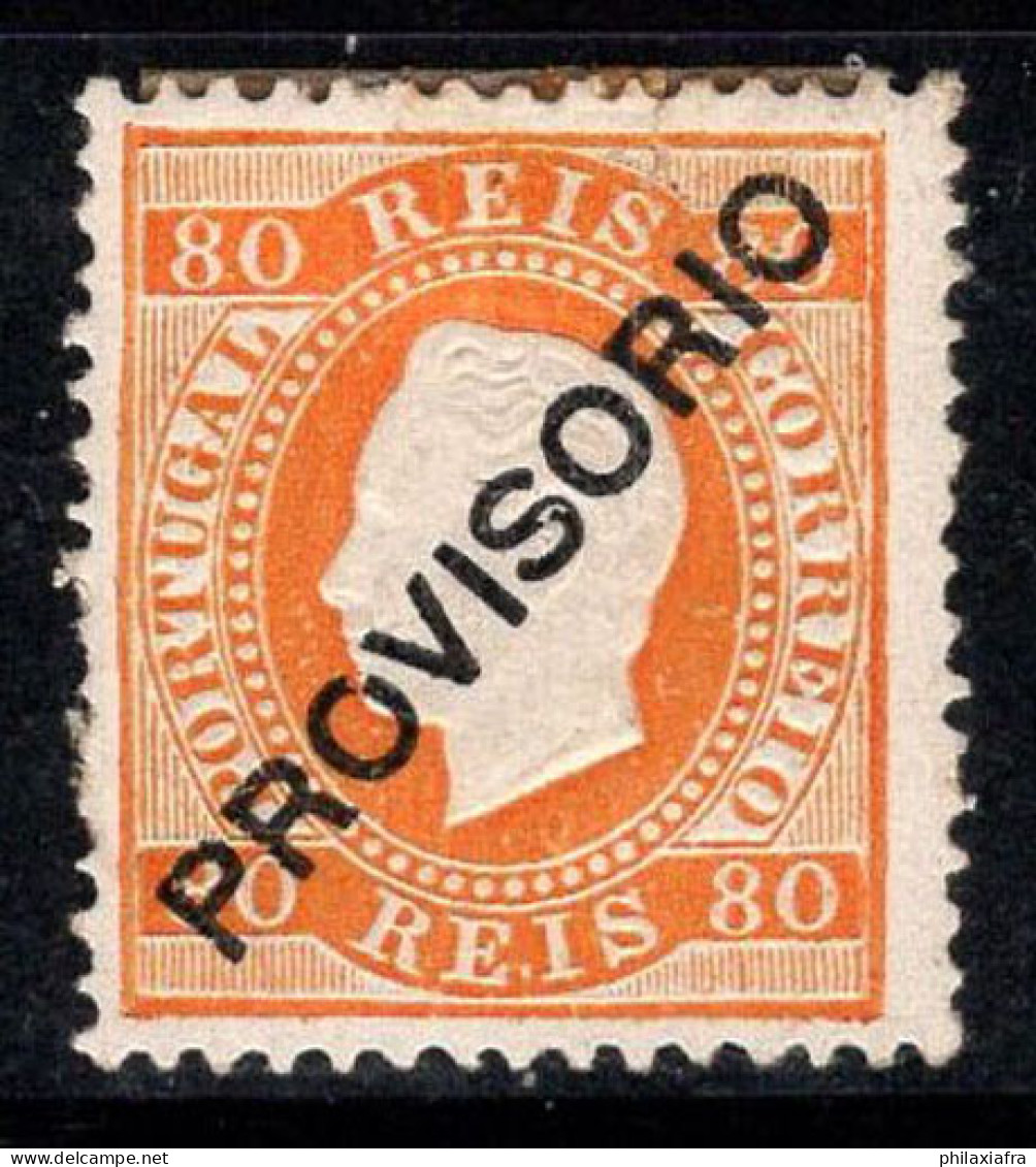 Portugal 1892 Mi. 86 Neuf * MH 80% 80 R, Provisorium Surimprimé - Unused Stamps