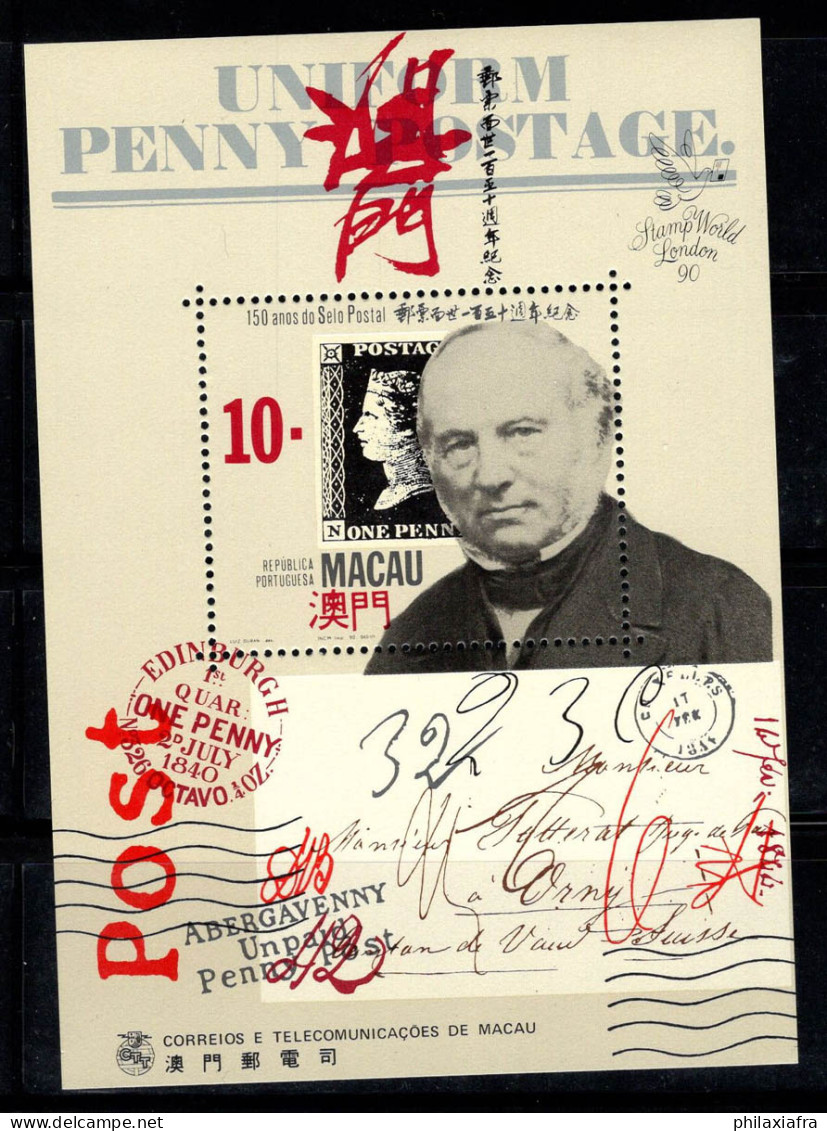 Macao 1990 Mi. Bl. 13 Bloc Feuillet 100% Neuf ** Hill, Stamp World Londres - Blocchi & Foglietti