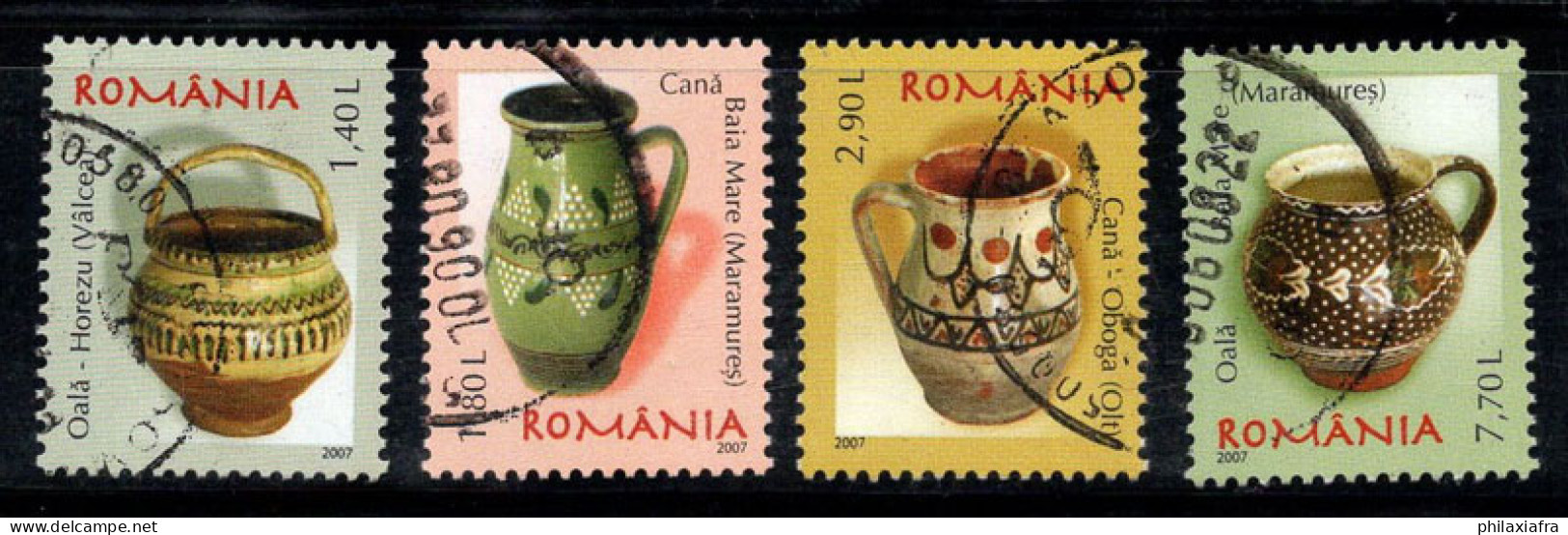 Roumanie 2007 Mi. 6227-6230 Oblitéré 100% Céramique, Art - Oblitérés