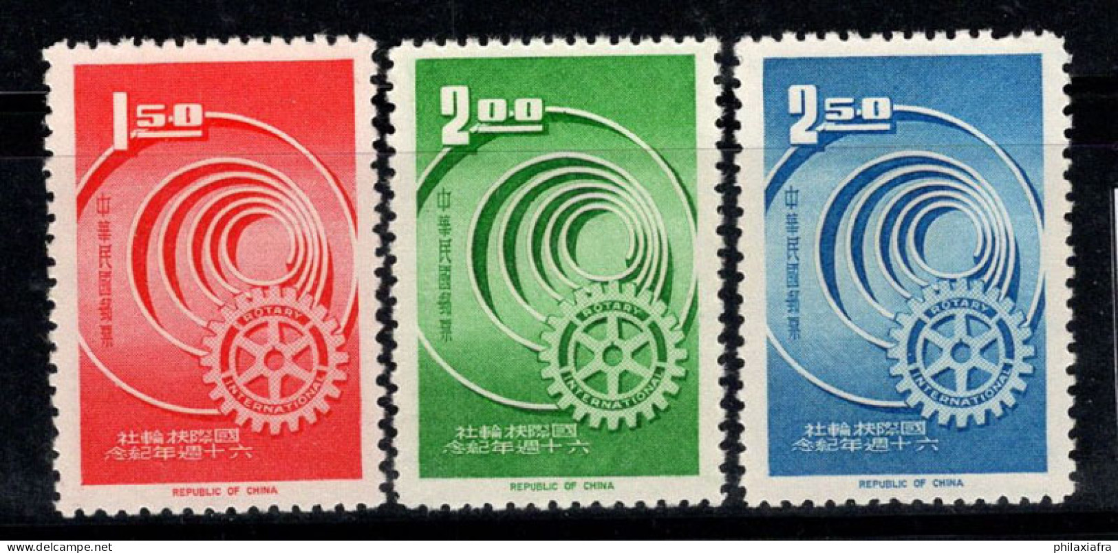 Taiwan 1966 Mi. 560-562 Sans Gomme 100% Rotary International - Ungebraucht