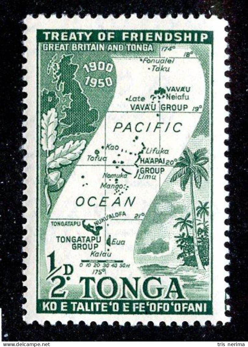 451 BCXX 1951 Scott #94 Mnh** (offers Welcome) - Tonga (...-1970)