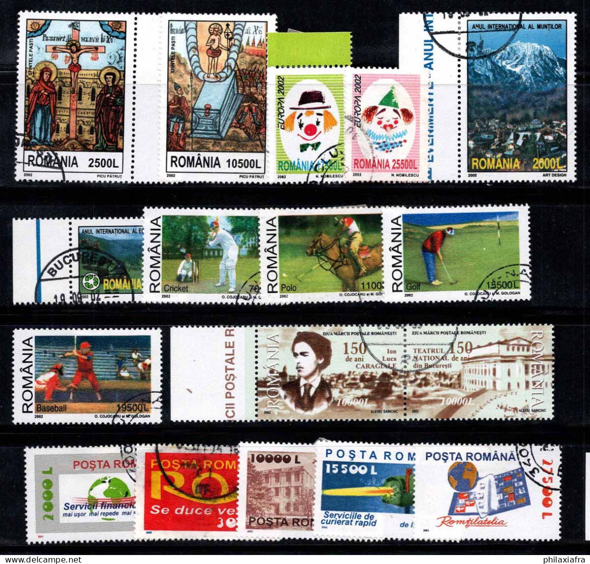 Roumanie 2002 Mi. 5655-5658 Oblitéré 100% 5664-5676, Pâques, Sport, Culture - Used Stamps