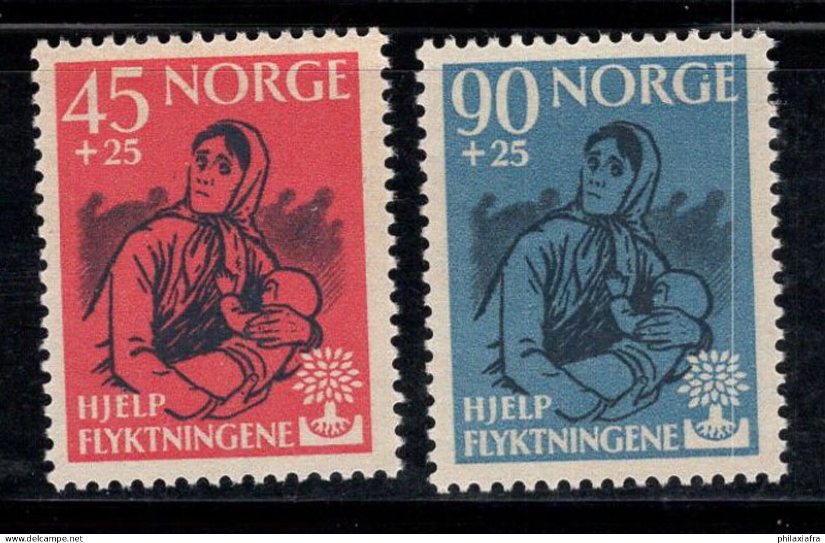 Norvège 1960 Mi. 442-443 Neuf ** 100% Année Mondiale Des Réfugiés - Unused Stamps