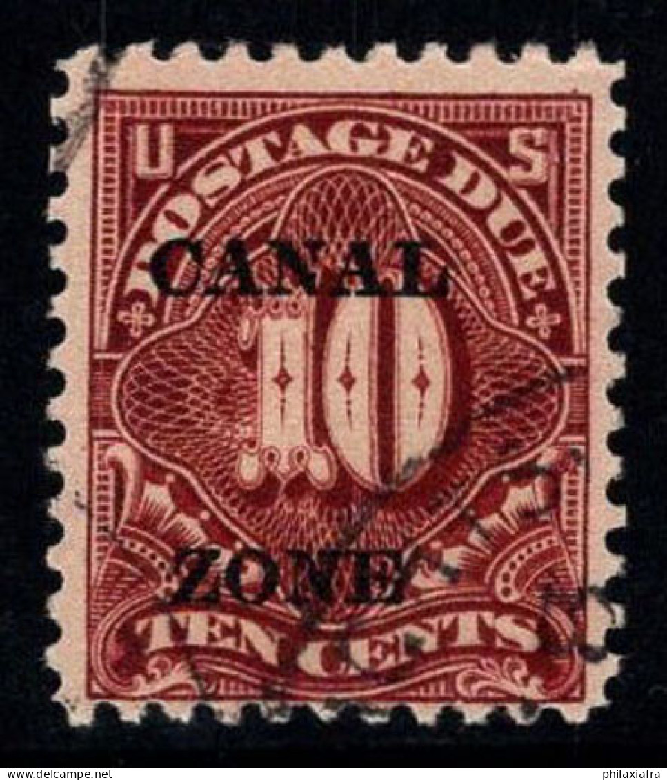 Canal Zone Panama 1924 Mi. 13 I Oblitéré 100% Timbre-taxe 10 C - Zona Del Canale / Canal Zone