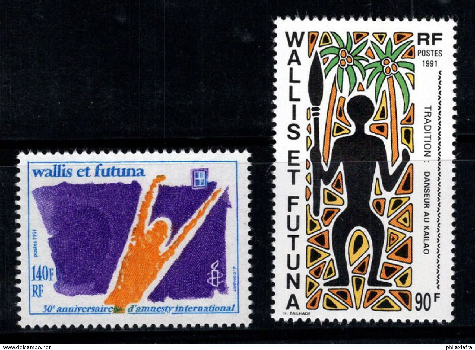 Wallis Et Futuna 1991 Mi. 604-605 Neuf ** 100% Amnistie, Tradition - Neufs